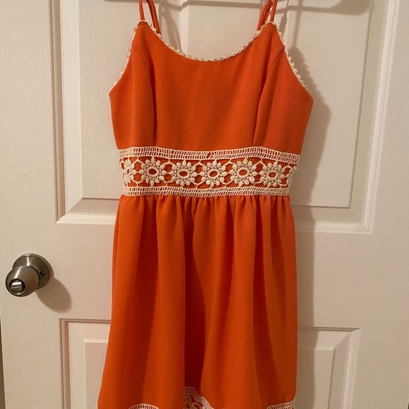 Altar’d State Dress Coral Pink - Picture 1 of 4